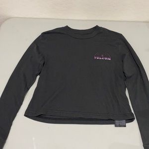 Volcom Charcoal Grey Long Sleeve. Size XS